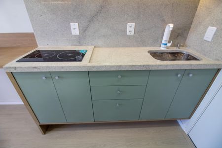 Studio à venda com 15m², 1 quarto e sem vagaCozinha