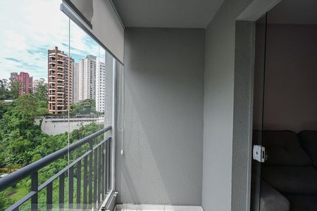 Apartamento para alugar com 40m², 1 quarto e 2 vagasVaranda Sala de Tv