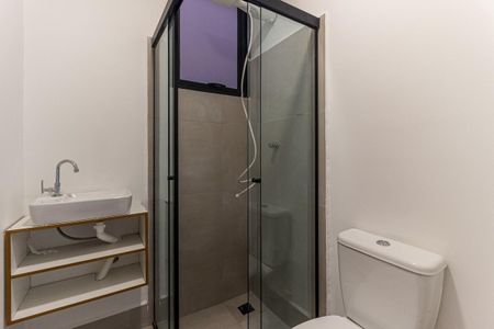 Studio para alugar com 29m², 1 quarto e sem vaga Studio para alugar com 29m², 1 quarto e sem vagaBanheiro