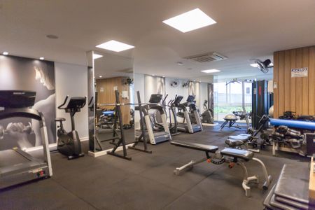 Apartamento para alugar com 75m², 2 quartos e 2 vagasÁrea comum - Academia