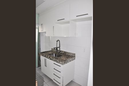Apartamento à venda com 44m², 2 quartos e 1 vagaDetalhe - Cozinha Americana