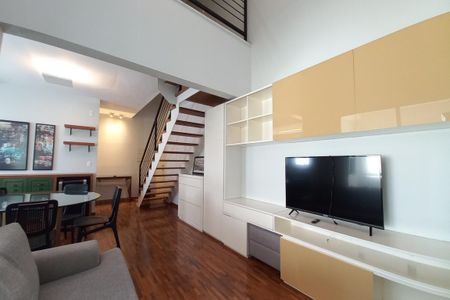Apartamento para alugar com 110m², 2 quartos e 2 vagas Apartamento para alugar com 110m², 2 quartos e 2 vagasSala de TV