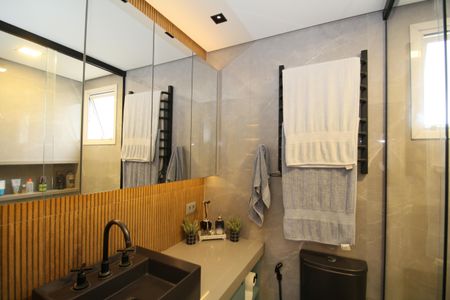 Apartamento à venda com 138m², 3 quartos e 2 vagasBanheiro da Suíte 3