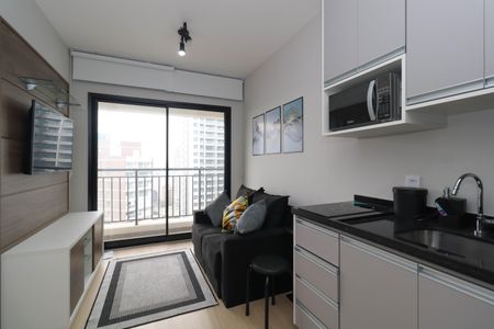 Studio para alugar com 44m², 1 quarto e sem vaga Studio para alugar com 44m², 1 quarto e sem vagaSala/Cozinha