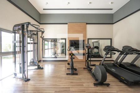 Studio para alugar com 25m², 1 quarto e sem vaga Studio para alugar com 25m², 1 quarto e sem vagaÁrea Comum - Academia