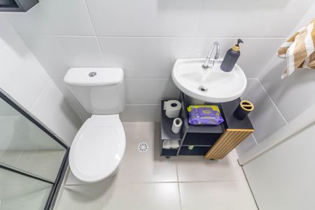 Apartamento para alugar com 25m², 1 quarto e sem vaga Apartamento para alugar com 25m², 1 quarto e sem vagaBanheiro