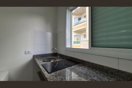 Cozinha de kitnet/studio para alugar com 1 quarto, 16m² em Vila Sao Pedro, Santo André