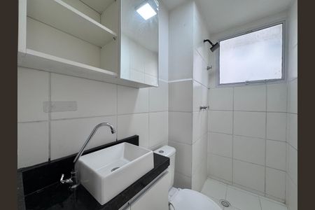 Banheiro Social de apartamento à venda com 2 quartos, 43m² em Vargem Pequena, Rio de Janeiro