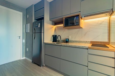 Studio à venda com 25m², 1 quarto e sem vagaCozinha 