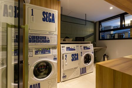 Studio para alugar com 33m², 1 quarto e sem vagaLavanderia
