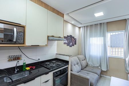 Apartamento para alugar com 32m², 2 quartos e sem vagaSala, cozinha e área de serviço