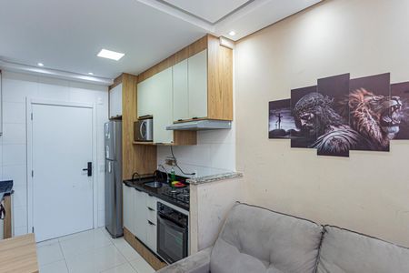 Apartamento para alugar com 32m², 2 quartos e sem vagaSala, cozinha e área de serviço