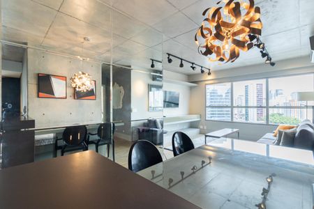 Sala de Jantar de apartamento para alugar com 1 quarto, 70m² em Itaim Bibi, São Paulo