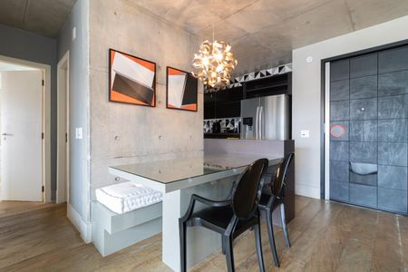 Sala de Jantar de apartamento para alugar com 1 quarto, 70m² em Itaim Bibi, São Paulo