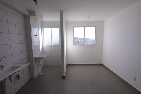 Sala/Cozinha de apartamento para alugar com 2 quartos, 44m² em São Gabriel, Belo Horizonte