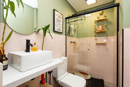 Apartamento à venda com 76m², 2 quartos e 1 vagaBanheiro Social