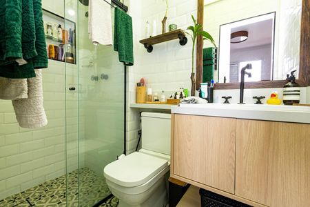 Apartamento à venda com 76m², 2 quartos e 1 vagaBanheiro da Suíte 