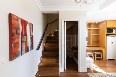 Apartamento para alugar com 49m², 1 quarto e 1 vagaEscada