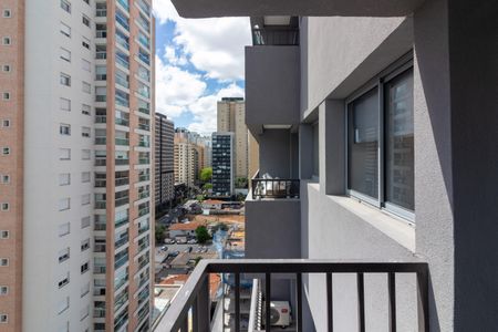 Varanda de kitnet/studio à venda com 1 quarto, 24m² em Vila Olímpia, São Paulo