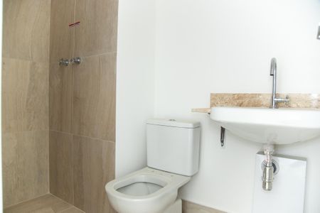 Studio para alugar com 46m², 1 quarto e sem vaga Studio para alugar com 46m², 1 quarto e sem vagaBanheiro