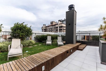 Studio à venda com 43m², 1 quarto e 2 vagasTerraço