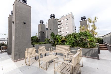 Studio à venda com 43m², 1 quarto e 2 vagasTerraço