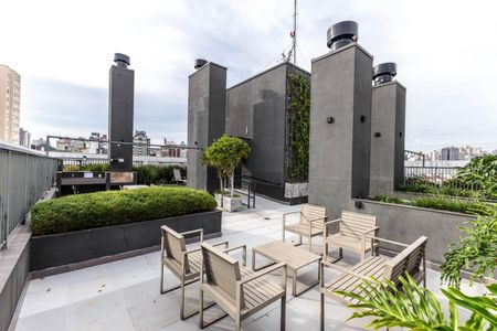 Studio à venda com 43m², 1 quarto e 2 vagasTerraço