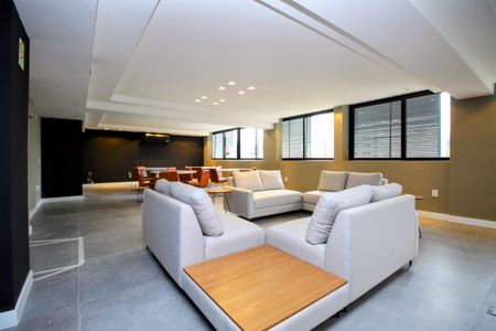 Studio à venda com 43m², 1 quarto e 2 vagasÁrea comum - Salão de festas