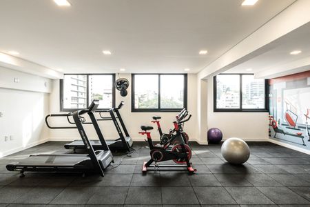 Studio à venda com 43m², 1 quarto e 2 vagasÁrea comum - Academia