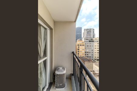 Studio para alugar com 34m², 1 quarto e sem vagaVaranda