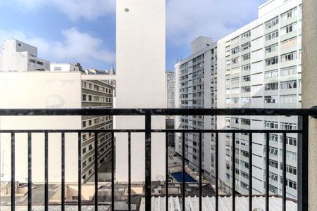 Studio para alugar com 34m², 1 quarto e sem vagaVaranda