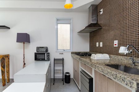 Cozinha Americana de apartamento para alugar com 1 quarto, 42m² em Perdizes, São Paulo