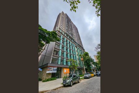 Apartamento para alugar com 34m², 1 quarto e 1 vagaFachada