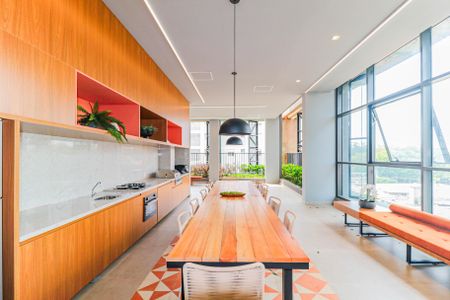 Apartamento para alugar com 34m², 1 quarto e 1 vaga Apartamento para alugar com 34m², 1 quarto e 1 vagaÁrea comum - Espaço Gourmet