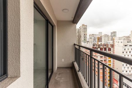 Studio à venda com 28m², 1 quarto e sem vagaVaranda