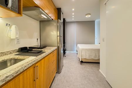 Studio para alugar com 20m², 1 quarto e sem vaga Studio para alugar com 20m², 1 quarto e sem vagaCozinha