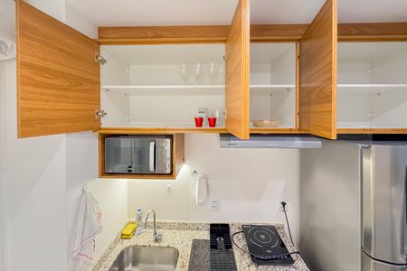 Studio para alugar com 20m², 1 quarto e sem vaga Studio para alugar com 20m², 1 quarto e sem vagaCozinha