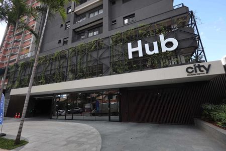 Apartamento para alugar com 51m², 1 quarto e 1 vagaFachada e portaria