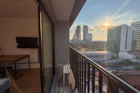 Studio à venda com 25m², 1 quarto e sem vagaVaranda