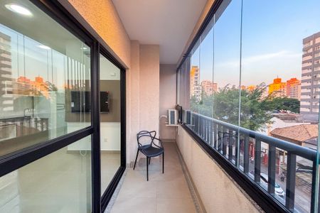 Studio para alugar com 32m², 1 quarto e sem vagaVaranda