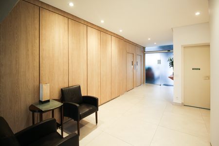 Apartamento para alugar com 55m², 1 quarto e 1 vaga Apartamento para alugar com 55m², 1 quarto e 1 vagaHall