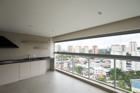 Varanda Gourmet de apartamento para alugar com 3 quartos, 121m² em Vila Sofia, São Paulo