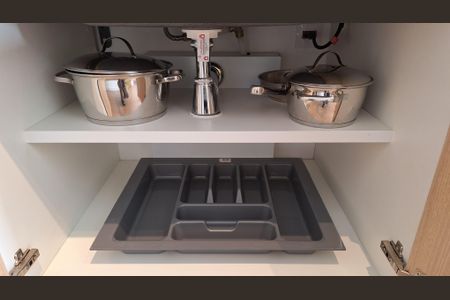 Studio à venda com 31m², 1 quarto e sem vagaCozinha