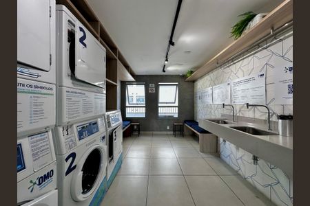 Studio para alugar com 19m², 0 quarto e sem vaga Studio para alugar com 19m², 0 quarto e sem vagaLavanderia