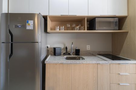 Studio para alugar com 25m², 1 quarto e sem vaga Studio para alugar com 25m², 1 quarto e sem vagaCozinha