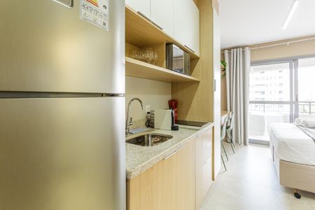 Studio para alugar com 25m², 1 quarto e sem vagaCozinha