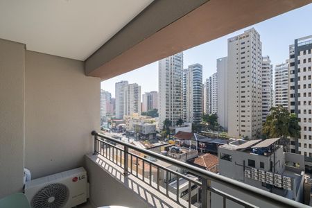 Studio para alugar com 25m², 1 quarto e sem vaga Studio para alugar com 25m², 1 quarto e sem vagaVaranda