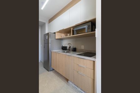 Studio para alugar com 25m², 1 quarto e sem vaga Studio para alugar com 25m², 1 quarto e sem vagaCozinha