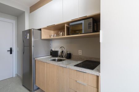 Studio para alugar com 25m², 1 quarto e sem vaga Studio para alugar com 25m², 1 quarto e sem vagaCozinha