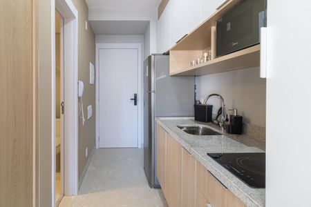 Studio para alugar com 25m², 1 quarto e sem vaga Studio para alugar com 25m², 1 quarto e sem vagaCozinha